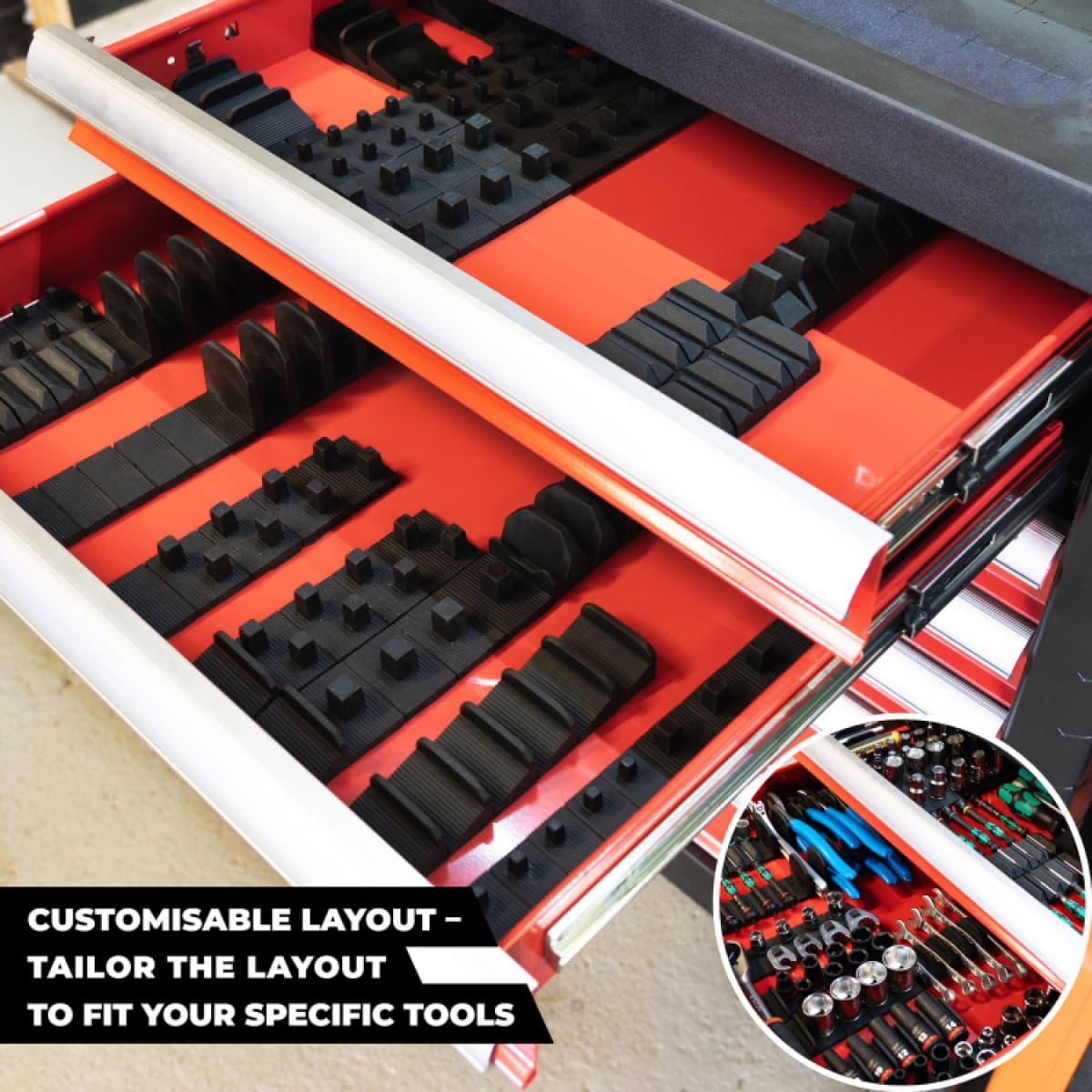 StealthMounts DHSP-3/8-SK-10 Drawer Hive Dophouder 3/8"Voor Ladekast - Zwart - 10 Stuks thumbnail 3