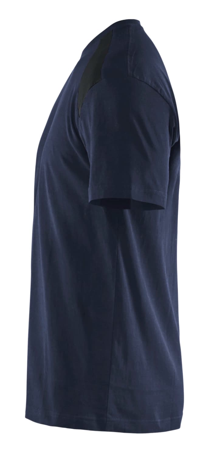 Blåkläder 337910428699XL T-shirt Bi-colour - Donker Marineblauw/zwart - XL thumbnail 3