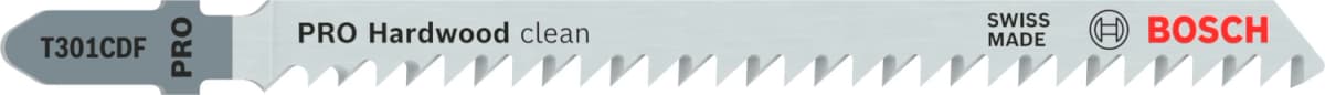 Bosch PRO T301CDF Hardwood Clean Decoupeerzaagblad - 117mm - Hout (5st)