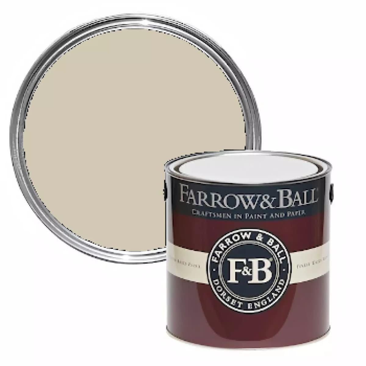 Farrow&Ball Modern Eggshell Turret White No. G2 - 2.5L