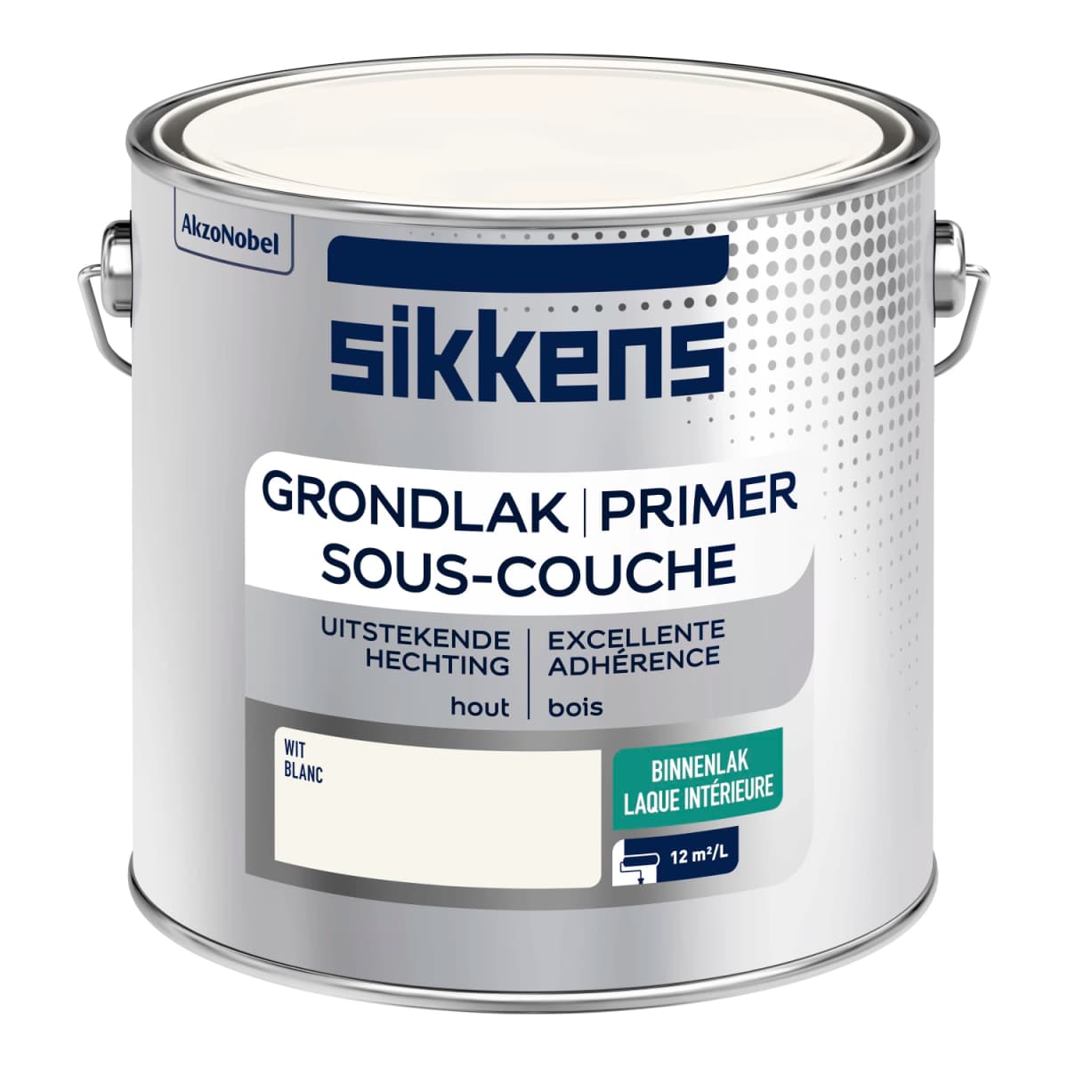 Sikkens Grondverf Binnen - Wit - 2,5L