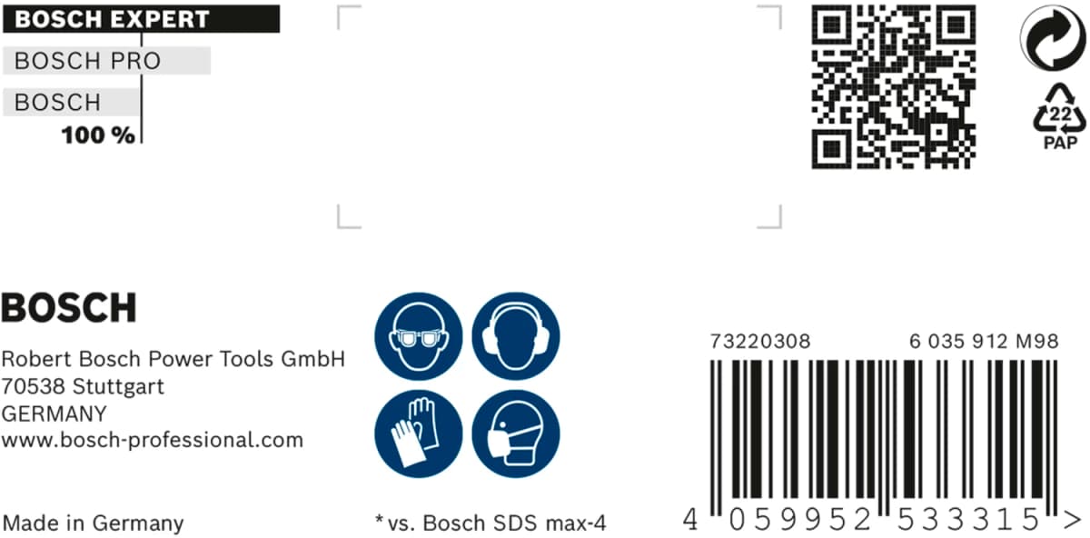 Bosch 2608900257 EXPERT Hamerboor SDS Max-8X - 32x800x920mm thumbnail 3