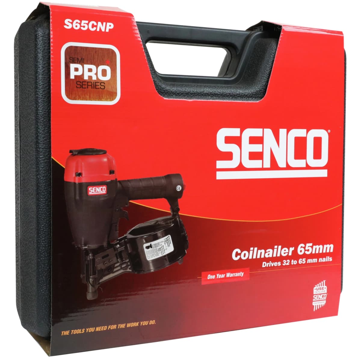 Senco S65CNP Pneumatische Trommelspijker Tacker In Koffer - 38-65mm - 4,9-8,3 Bar thumbnail 2