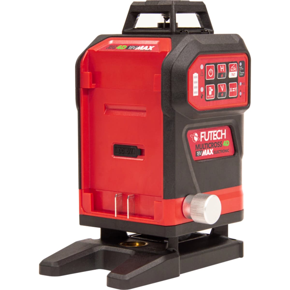 Futech Multicross 4D 18VMAX Electronic Kruislijnlaser - Groen - 4 Lijnen - IP54 thumbnail 2