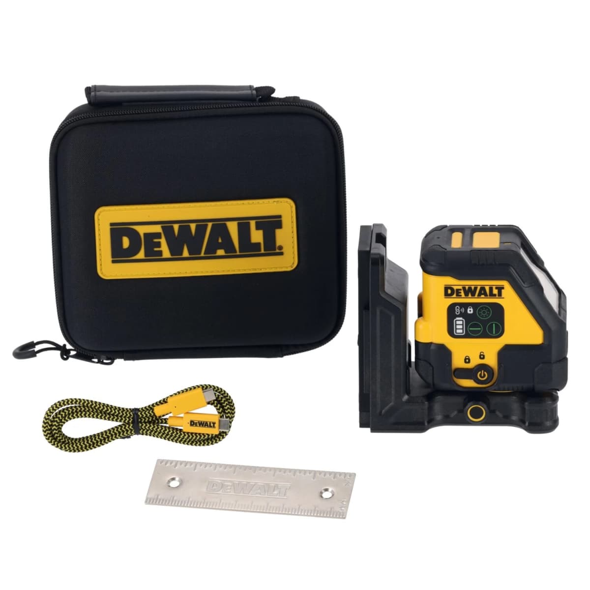 DeWALT Kruislijnlaser DCLE14201GB In Tas - Groen - 2 Lijnen - 45m - IP54