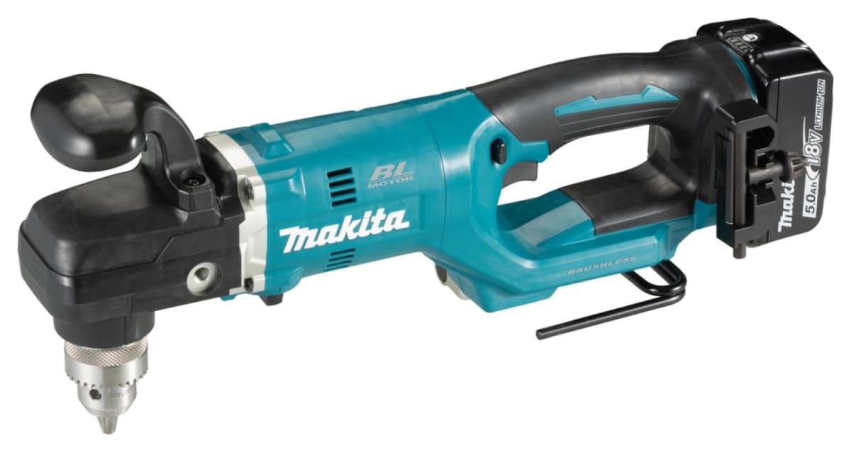 Makita DDA450RTE 18V Li-Ion Accu Haakse Boormachine Set (2x 5,0Ah) In Koffer - 13mm - Koolborstelloos thumbnail 2