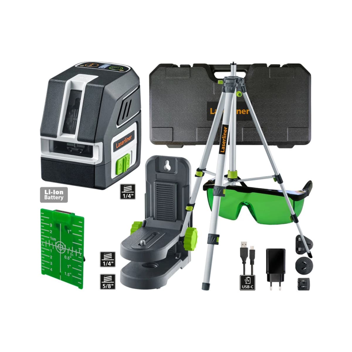 Laserliner PocketCross-Laser 2G Incl. Koffer + Statief