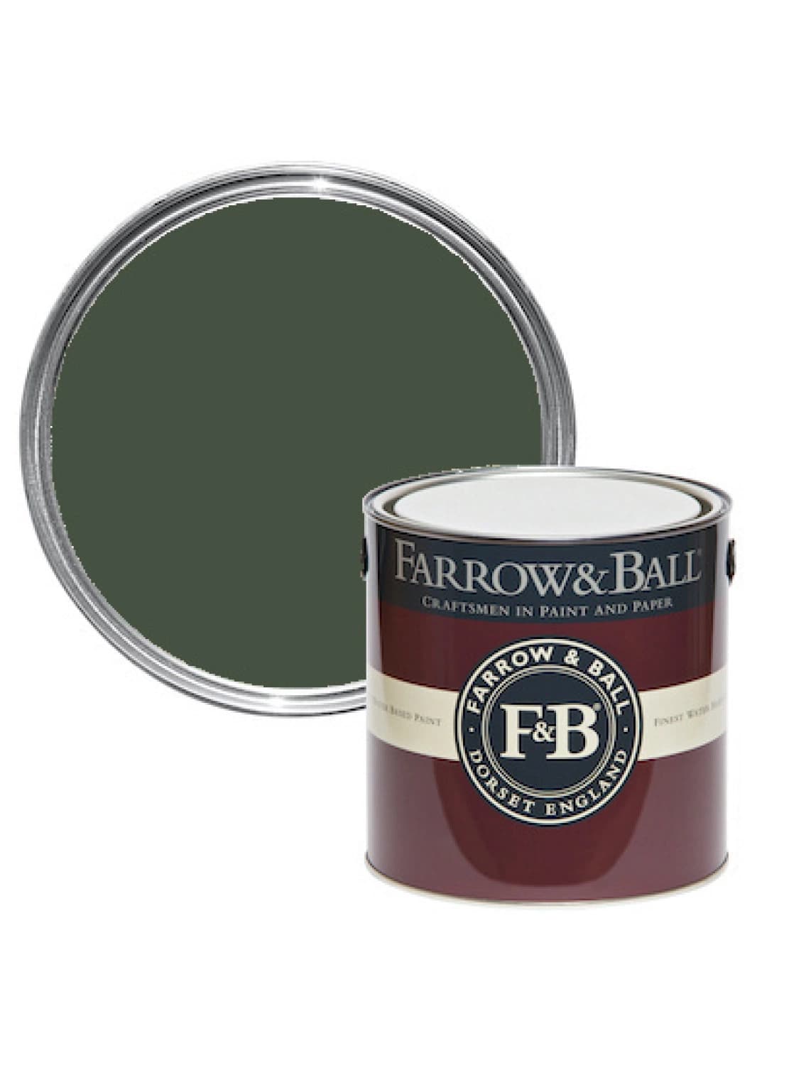 Farrow&Ball Full Gloss Minster Green No. 224 - 2.5L 6 Year