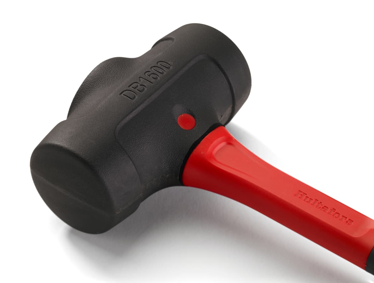 Hultafors Dead Blow DB 1600 Terugslagvrije Hamer - Rubberen Handgreep - 1650 Gram thumbnail 2