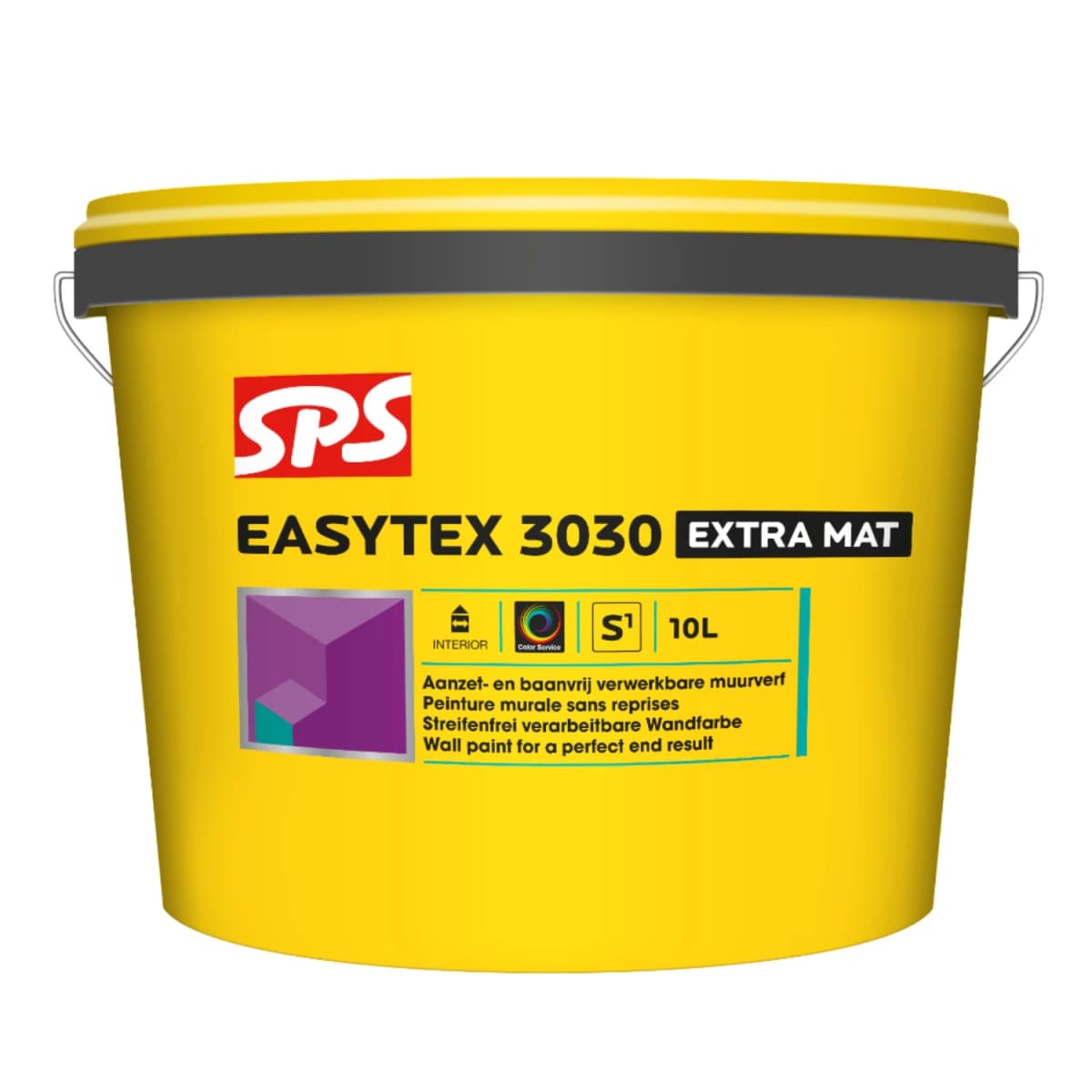 SPS Easytex 3030 Extra Mat Muurverf - Op Kleur Gemengd - 4L