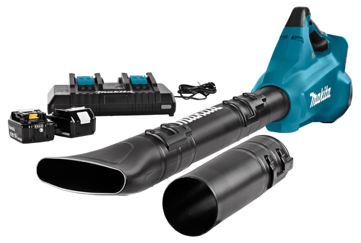Makita DUB362PT2 36V (2x 18V) Li-Ion Accu Bladblazer Set (2x 5,0Ah Accu) - 200 Km/h