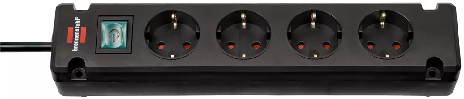 Brennenstuhl 1150650114 4 Voudige Stekkerdoos Met Schakelaar - Bremounta - 1,5m