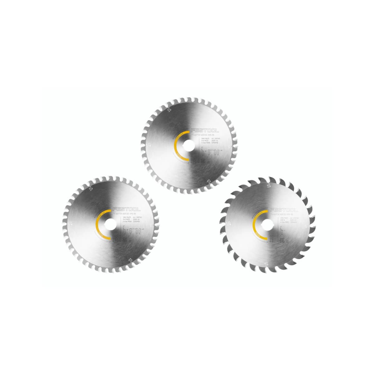 Festool 578566 KSB-SORT/3 W 168x1,8 Zaagbladenset