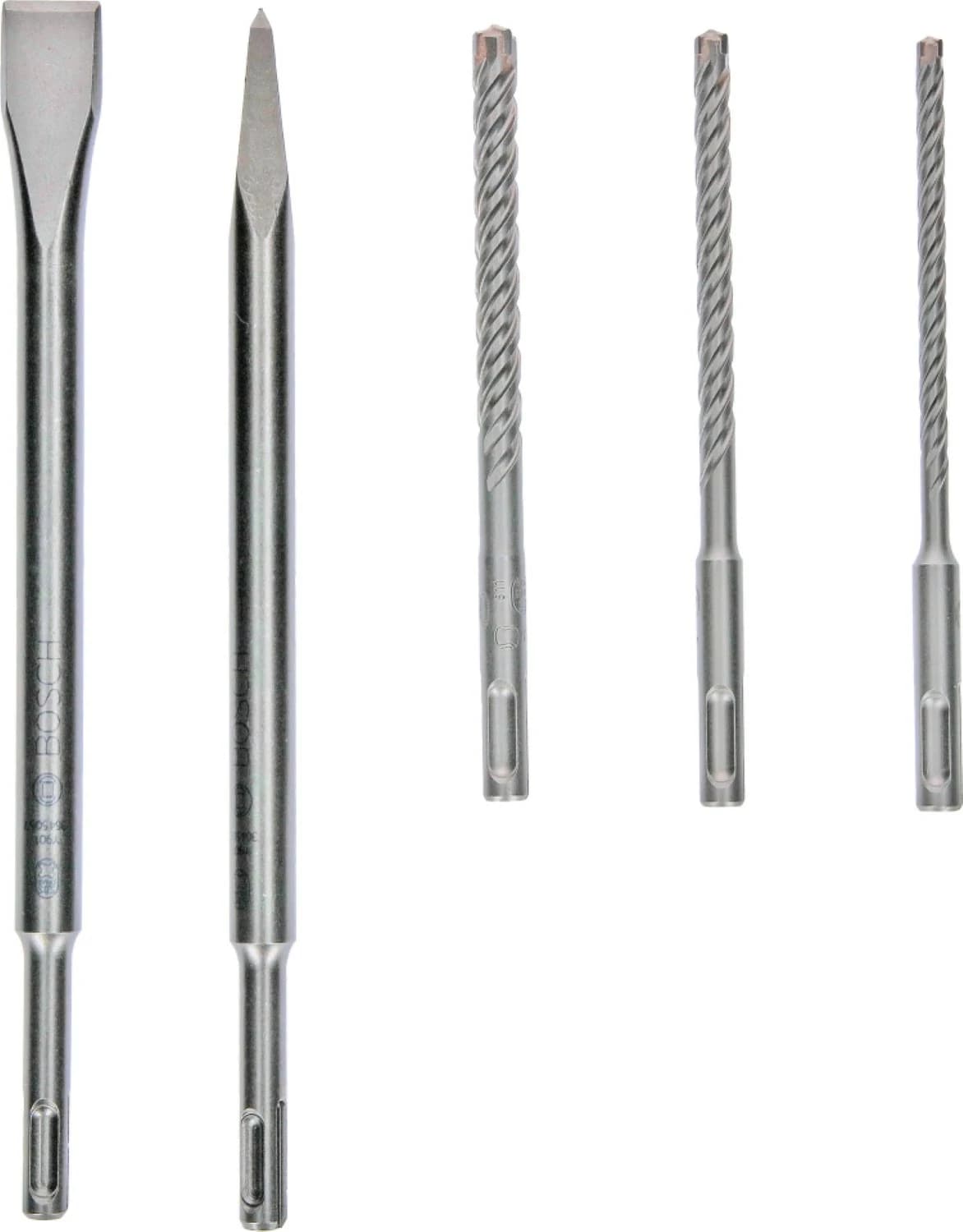 Bosch 2607017515 PRO 5-delige SDS Plus-4C Beitel- En Borenset