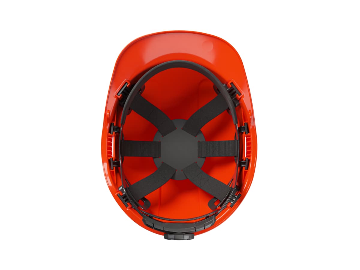 Hellberg 6-Punts Veiligheidshelm Factor ABS - Oranje thumbnail 2