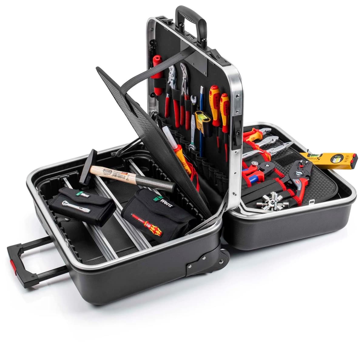 Knipex 00 21 41 BIG Twin Move Elektro Gereedschapset In Koffer - 63-delig thumbnail 2