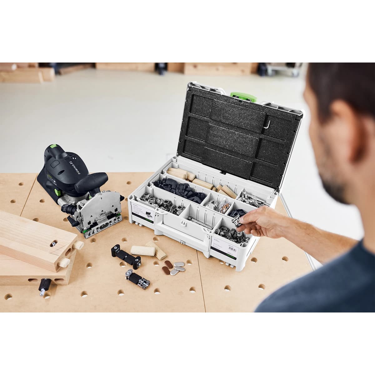 Festool SV-SYS D14 DOMINO Verbindingsassortiment In Systainer thumbnail 3