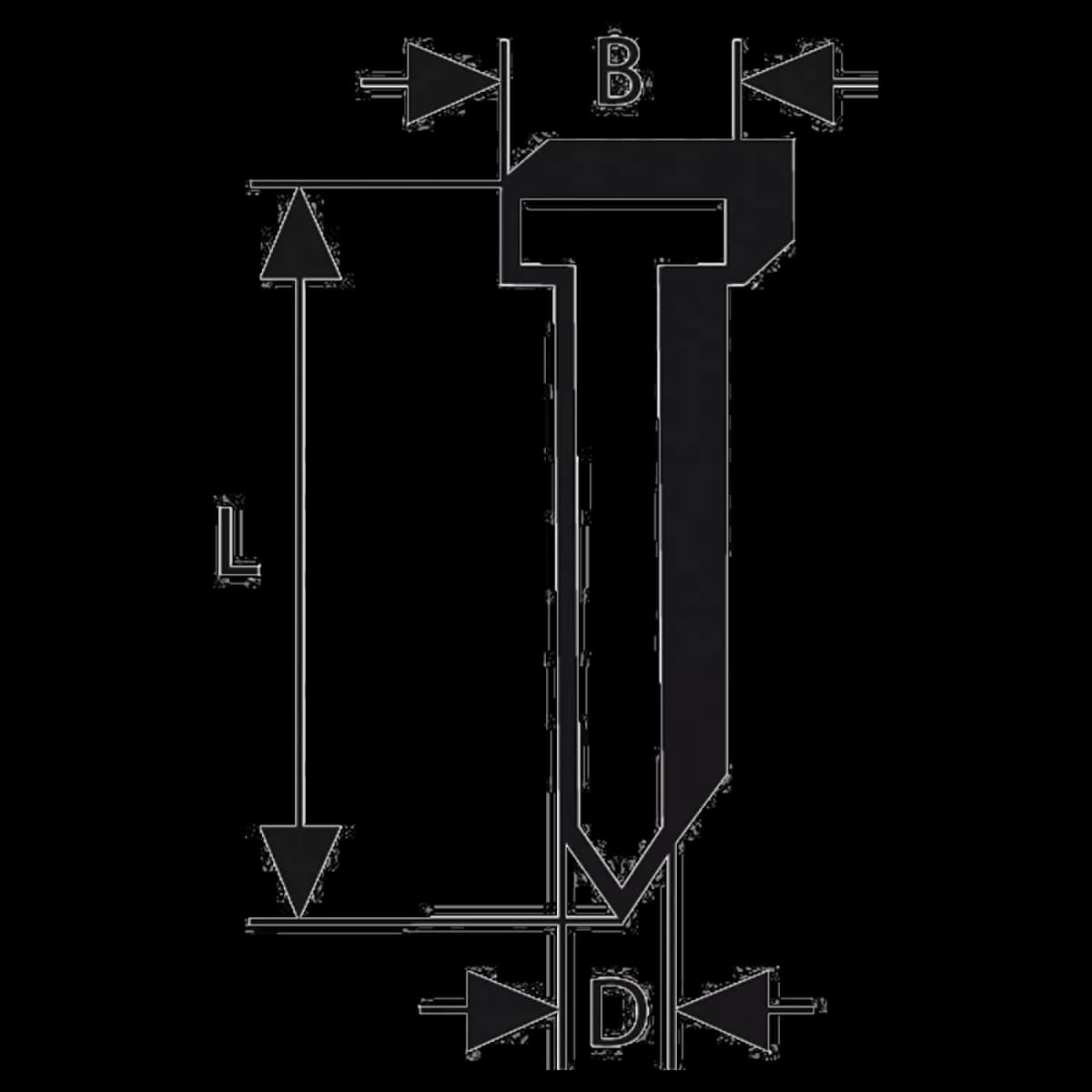 Bosch 2608200512 / SK50 19G Nagel - Verzinkt - 1,2 X 19mm - (5000 St)