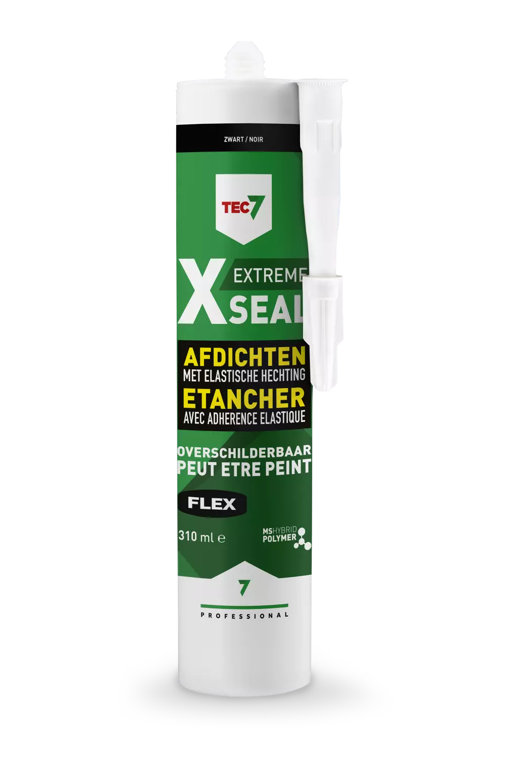 TEC7 528013000 X-seal Afdichtingskit - Zwart - 310ml (12st) thumbnail 2