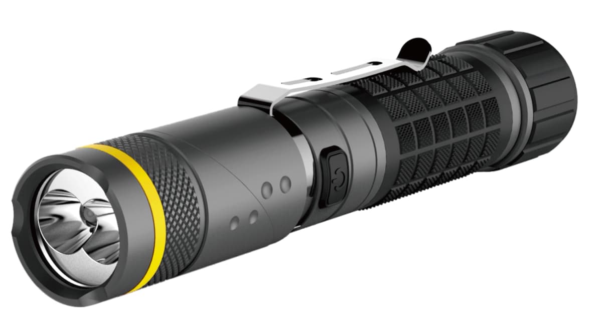 TAB Professional Lighting TAB2400 3,6V Li-Ion Accu Zaklamp LED+UV - 320Lm - IP54 - USB