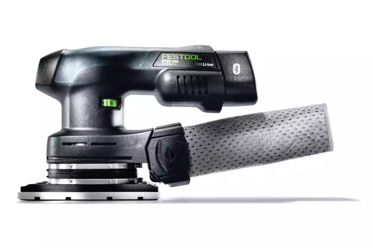 Festool RTSC 400 3,0 I-Plus 18V Li-Ion Accu Vlakschuurmachine Set (2x 3,0Ah) In Systainer - 80 X 130mm thumbnail 3