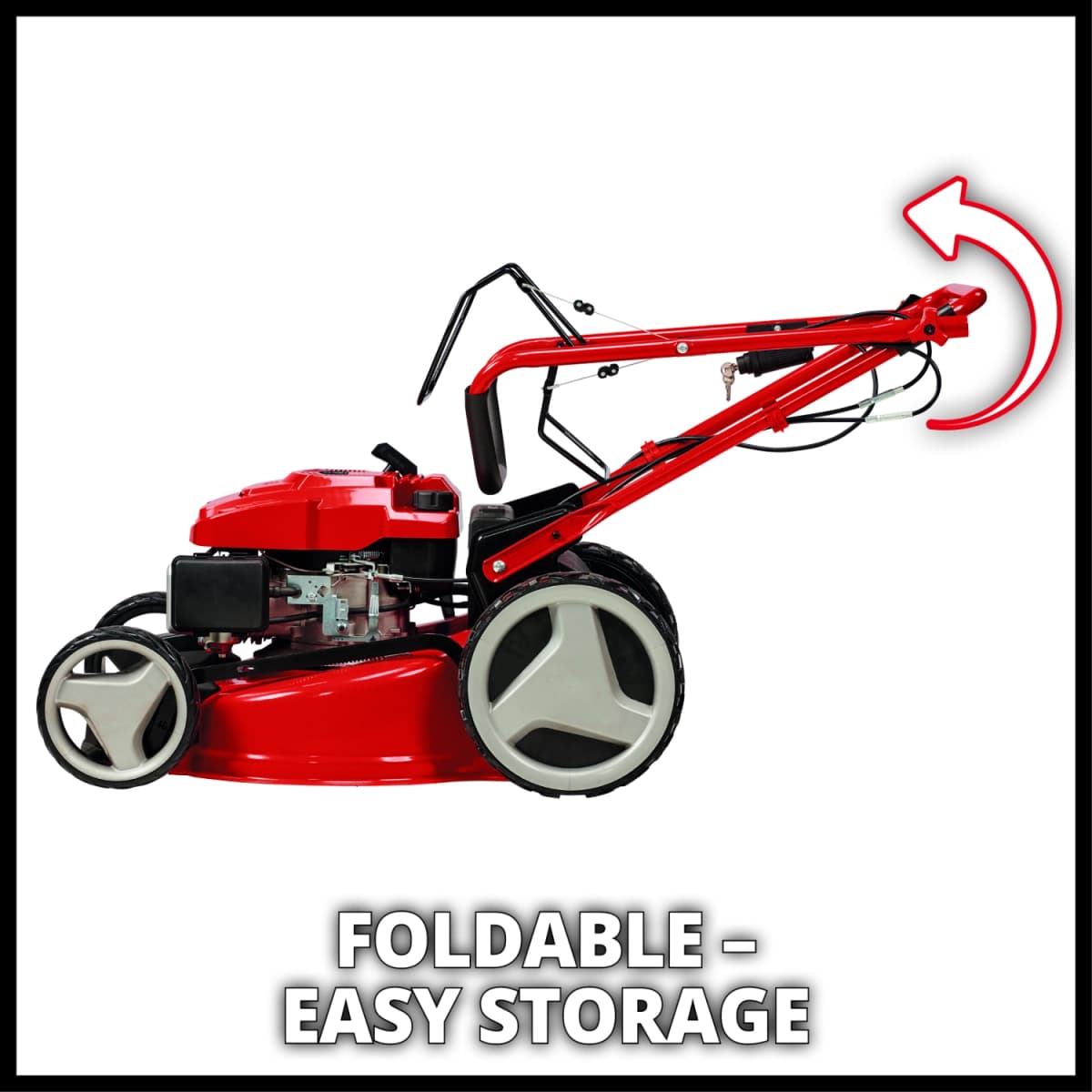 Einhell GC-PM 46 S HW-E Benzine Grasmaaier - 146cc - 65L - 46cm thumbnail 3