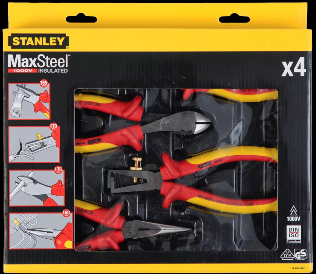 Stanley 4-84-489 4 Delige VDE Tangenset thumbnail 2