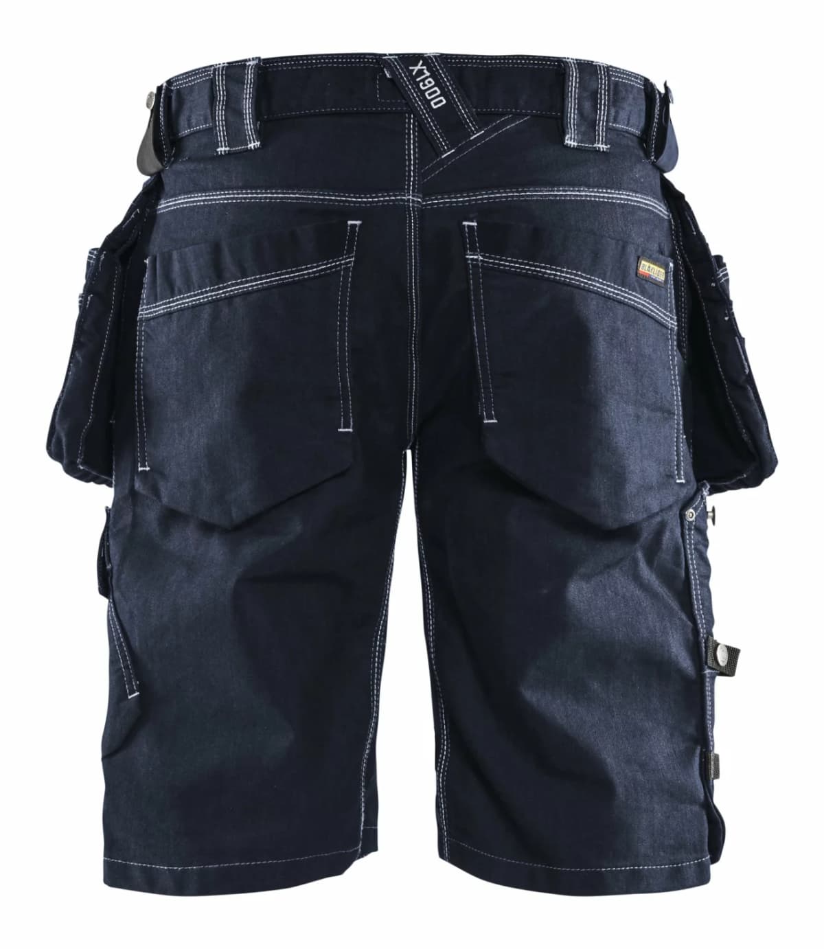 Blåkläder X1900 Werkbroek Kort Denim Stretch 1992 - Marineblauw - Maat 52 (L) thumbnail 2