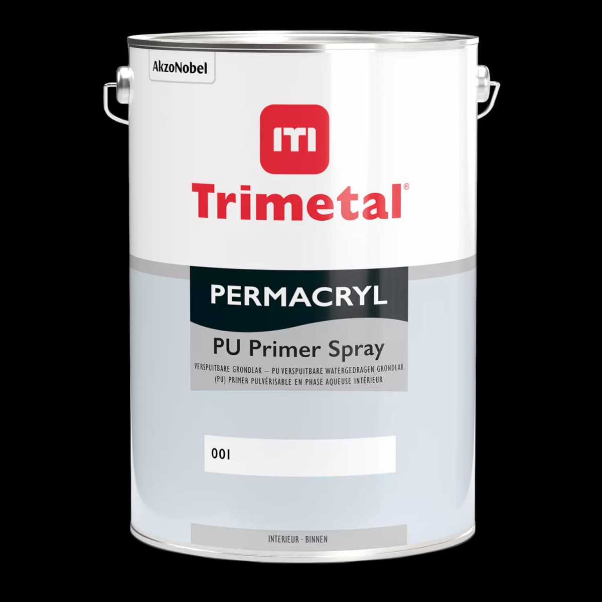 Trimetal Permacryl Pu Primer Spray - Wit - 5L