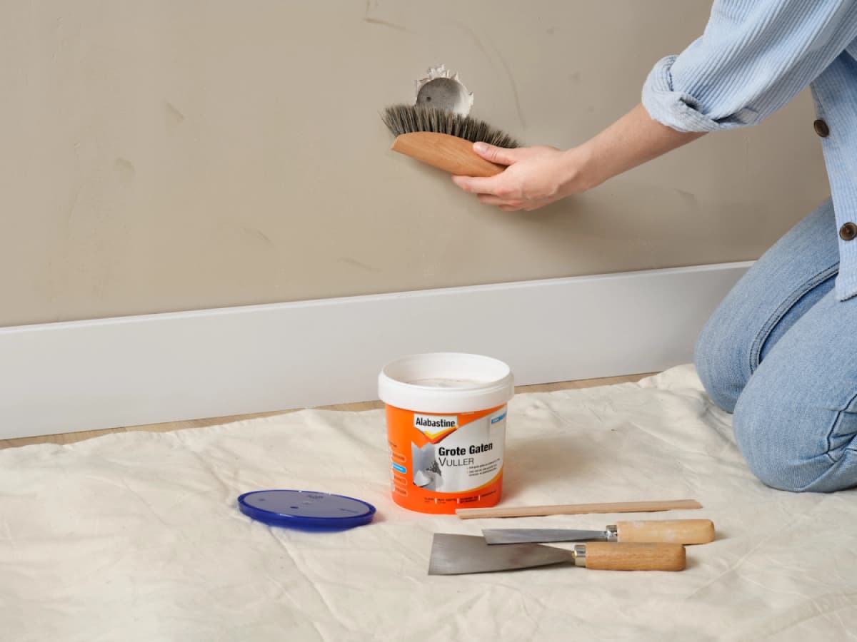 Alabastine Grote Gatenvuller - Pasta - 1L thumbnail 3