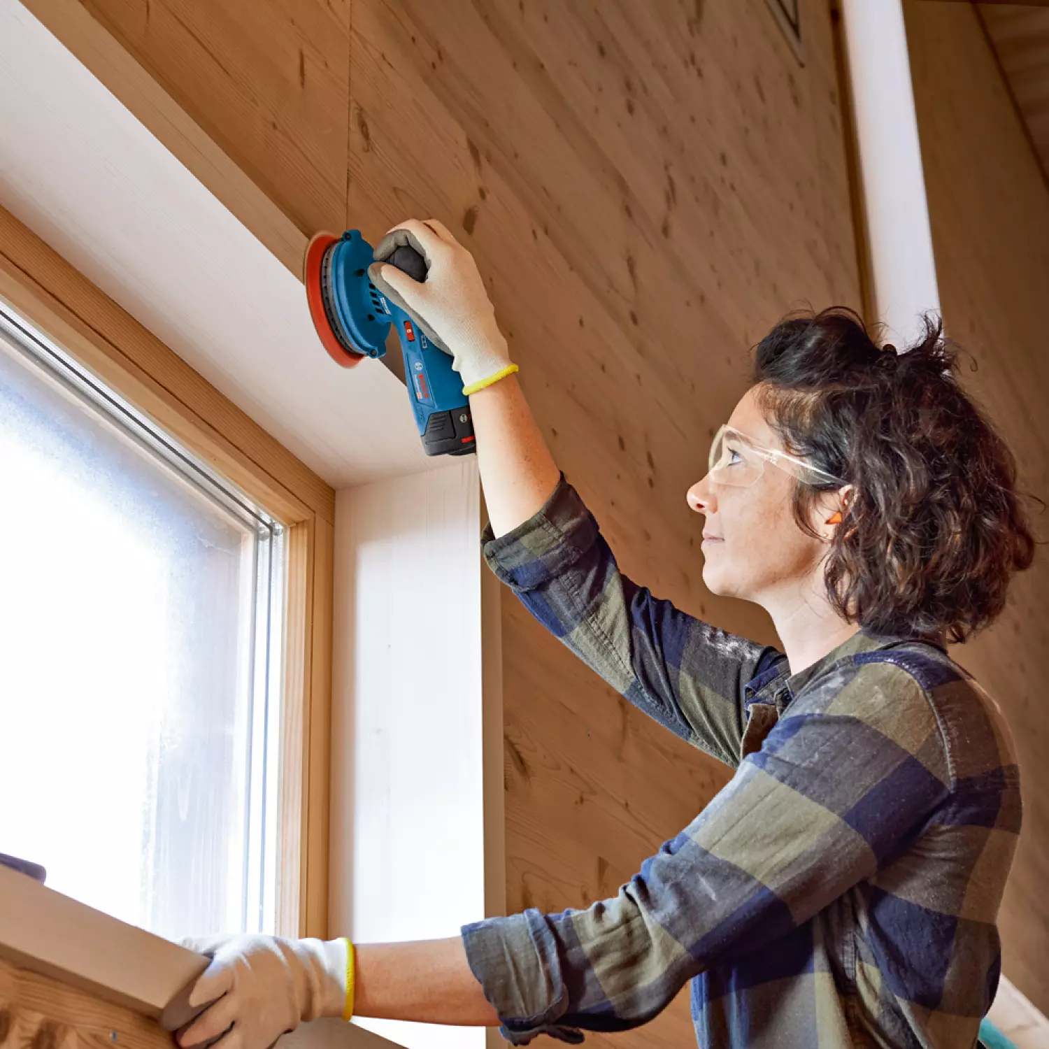 Bosch GEX 12V-125 12V Li-Ion Accu Excenterschuurmachine Body In L-Boxx - 125mm thumbnail 2