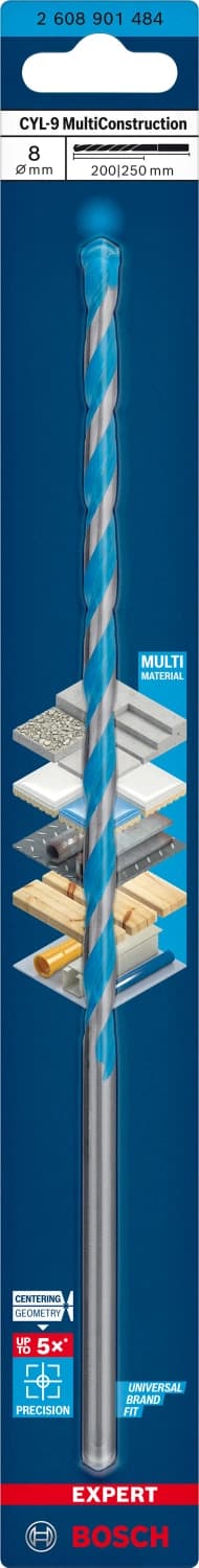 Bosch 2608901484 EXPERT Universeelboor CYL-9 MultiConstruction - 8x200x250mm thumbnail 2