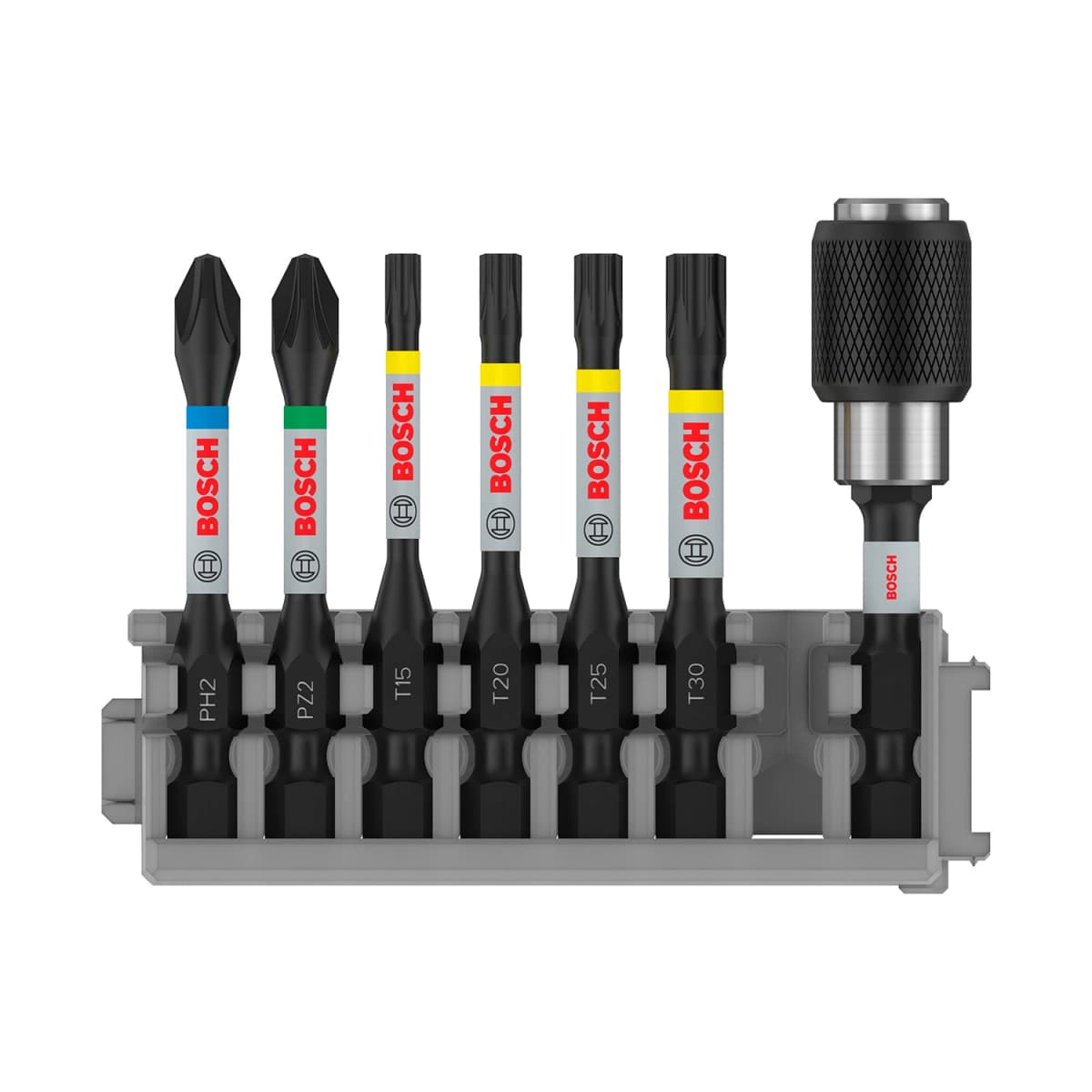 Bosch 2608522327 7-delige Impact Control Bitset - PH2 / PZ2 / T15 / T20 / T25 / T30