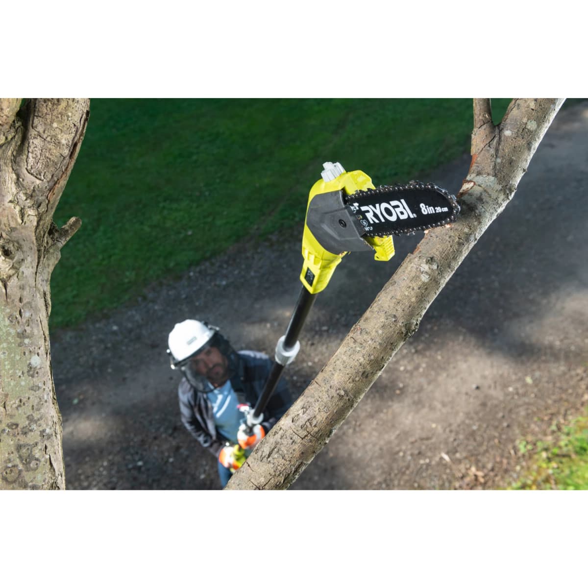 Ryobi OPP1820 18V Li-Ion Accu Telescopische Kettingzaag Body - 20cm thumbnail 2