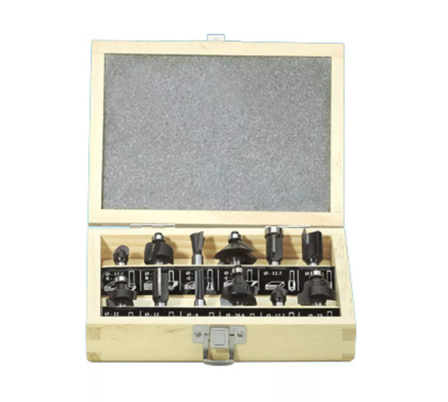 HiKOKI 500507 Proline 12-delige Frezenset In Houten Koffer - 8mm thumbnail 2