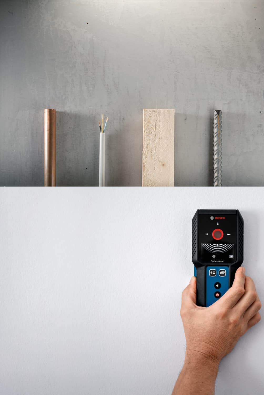 Bosch GMS 120-27 Multidetector/Leidingzoeker In Tas - Tot 120mm - IP54 thumbnail 3