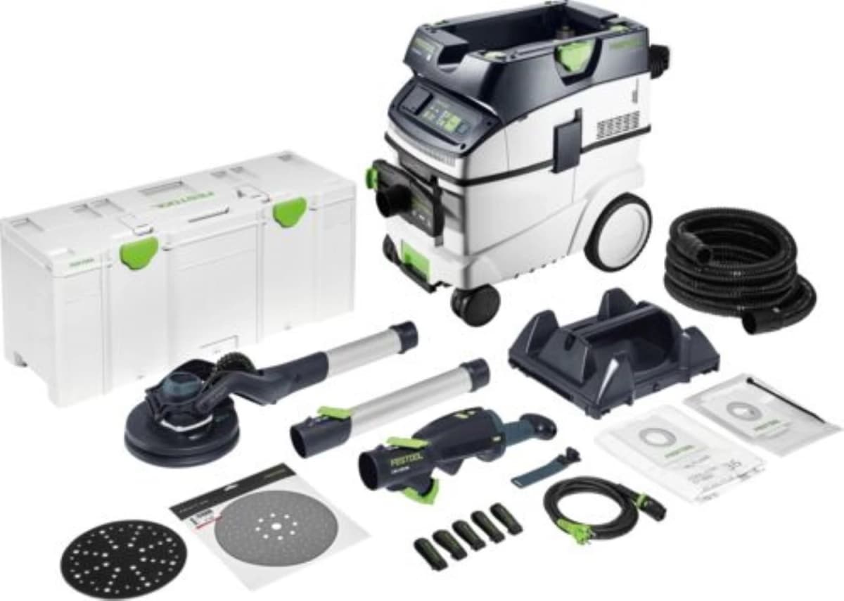 Festool LHS 2 225 EQI/CTL 36-Set Langnek-schuurmachine En Stofzuigerset