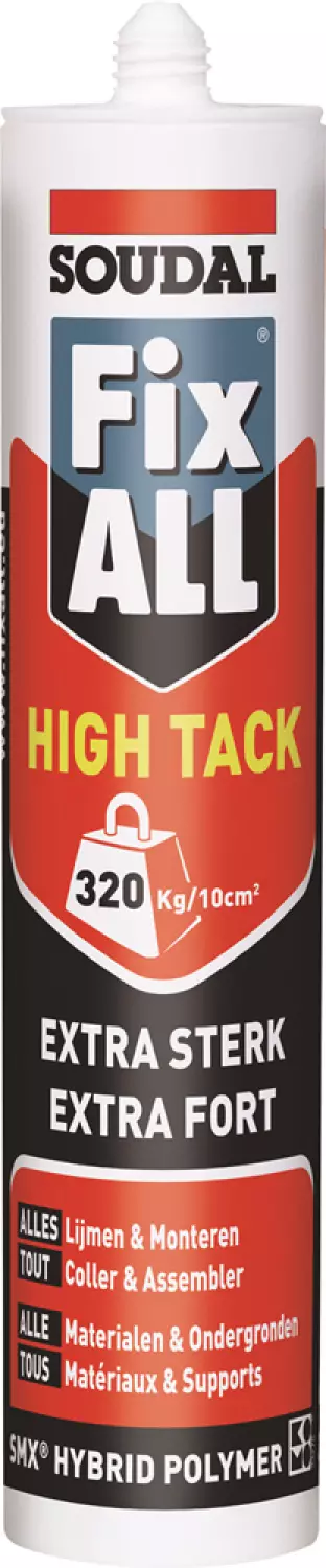 Soudal Fix All - High Tack Komo Lijmkit - Zwart - 290ml