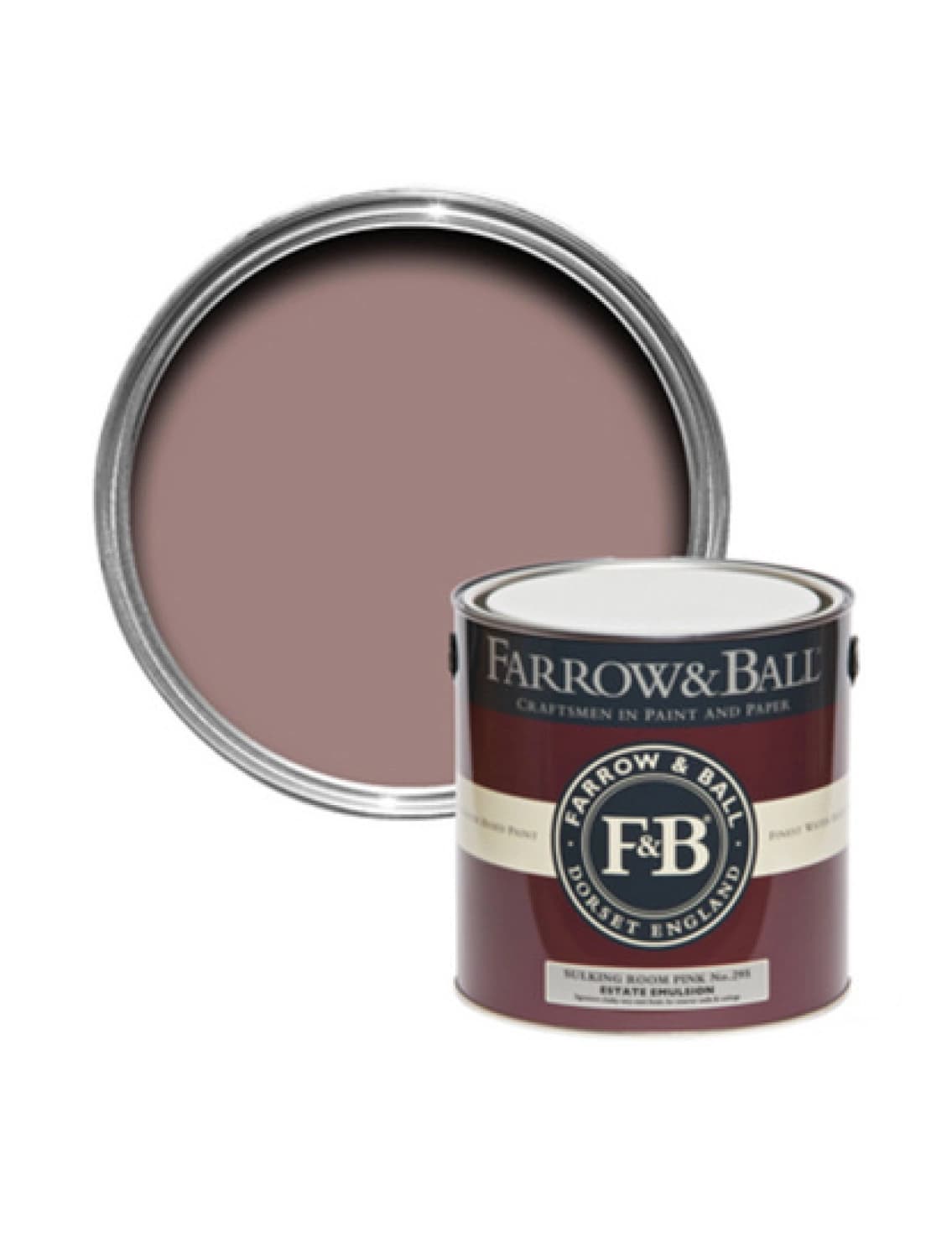 Farrow&Ball Estate Emulsion Sulking Room Pink No.295 - 5L