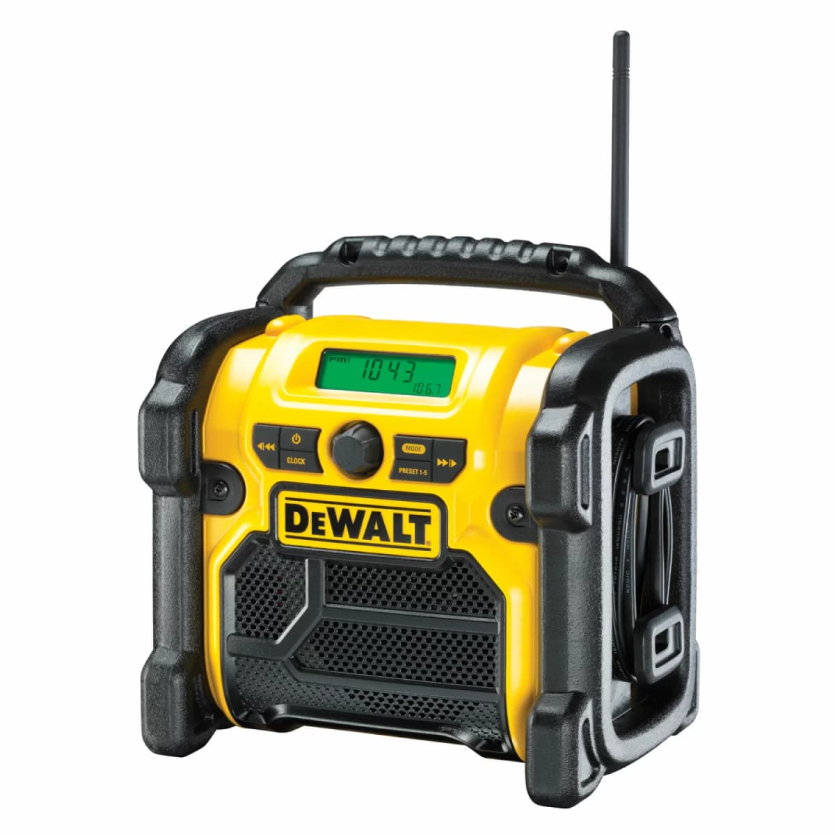 DeWALT DCR019-QW 10.8 / 18V Li-ion XR Accu Bouwradio - Werkt Op Netstroom&Accu