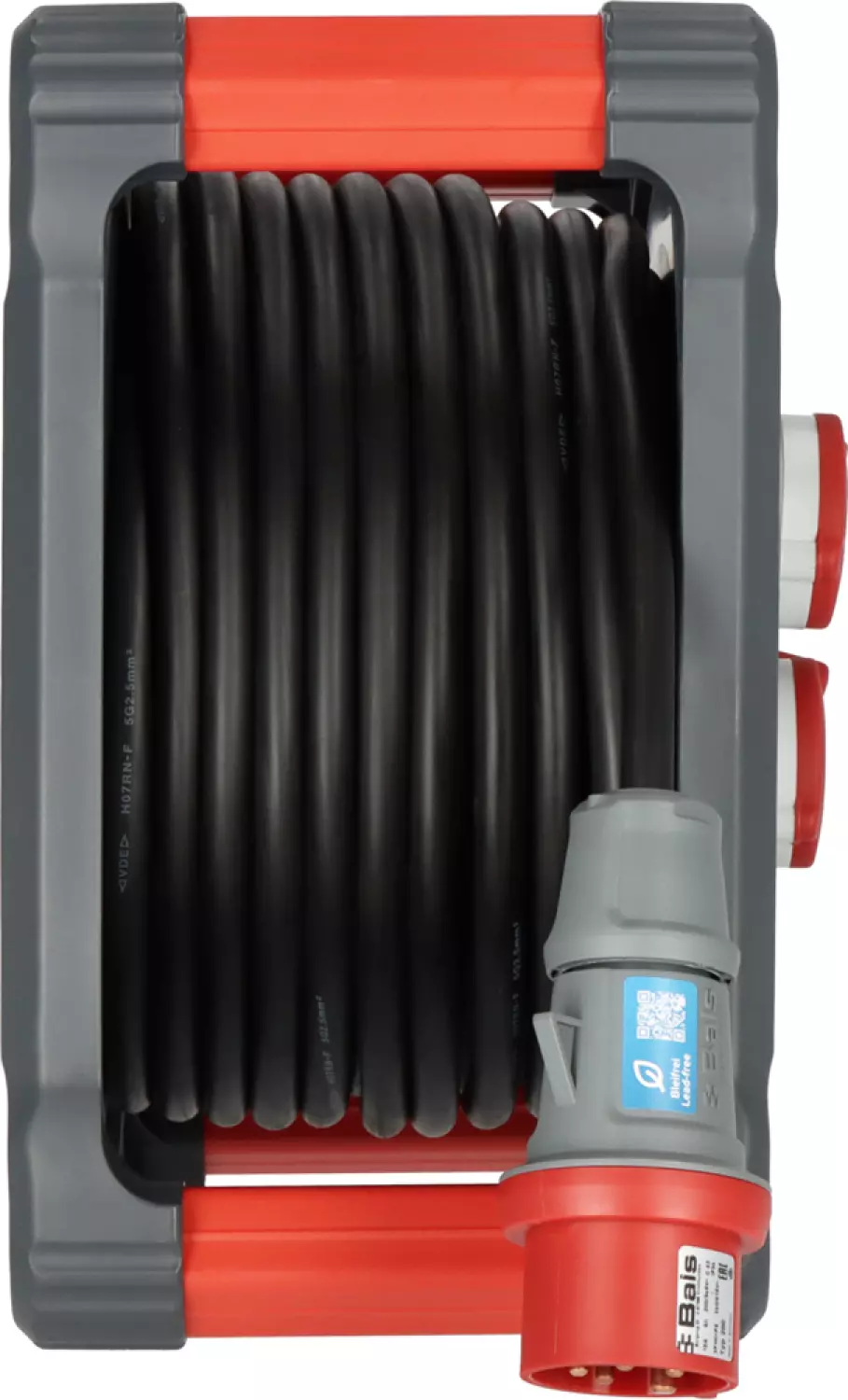 Brennenstuhl Professional KD 3200 C7 Bouwplaats Cube H07RN-F5G2,5 1x230V + 2x400V/16A - 30m - Zwart thumbnail 3