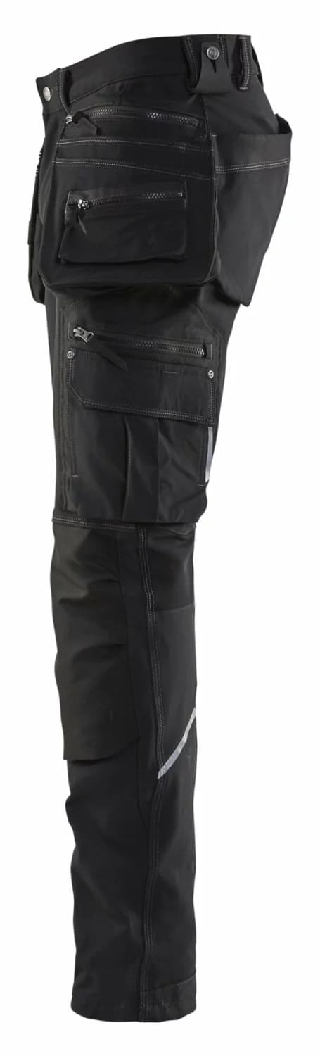 Blåkläder X1900 Werkbroek 4-weg Stretch 1998 - Zwart - Maat 54 (XL) thumbnail 3