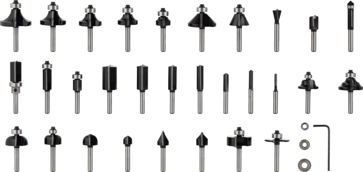 Bosch 2607017474 30-delige Frezenset In Cassette - 6mm thumbnail 2