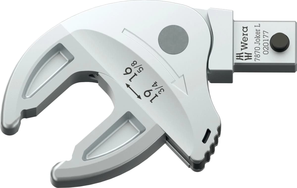 Wera 05020177001 7870 Joker L Zelfinstellende Insteek-steeksleutel Voor Sleutelmaat 16-19mm - 9x12mm