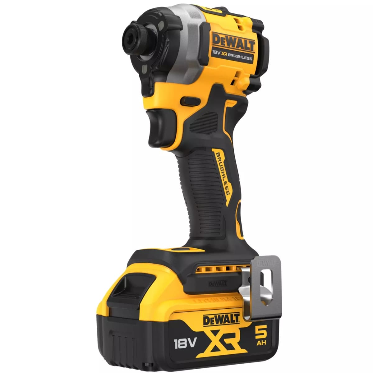 DeWALT DCF850P2T-QW 18V Li-ion XR Accu Slagschroevendraaier Set (2x 5.0Ah) In TSTAK - 1/4"- Koolborstelloos thumbnail 2