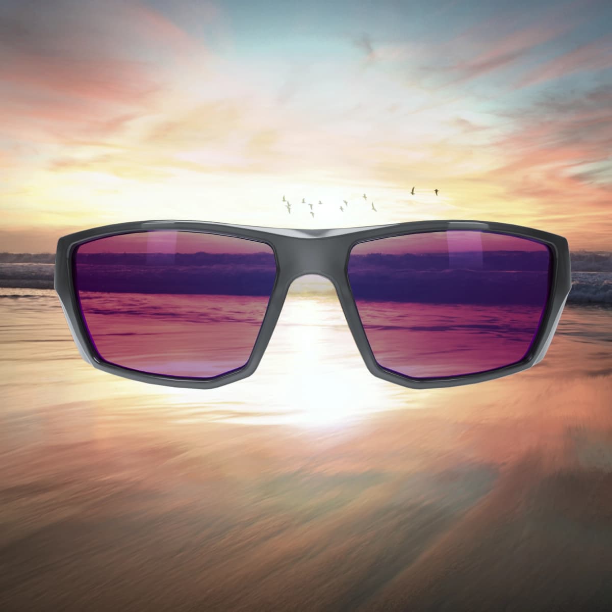 Hellberg Safety Veiligheidsbril Geminus AF+AS Blauw Gepolariseerd thumbnail 3