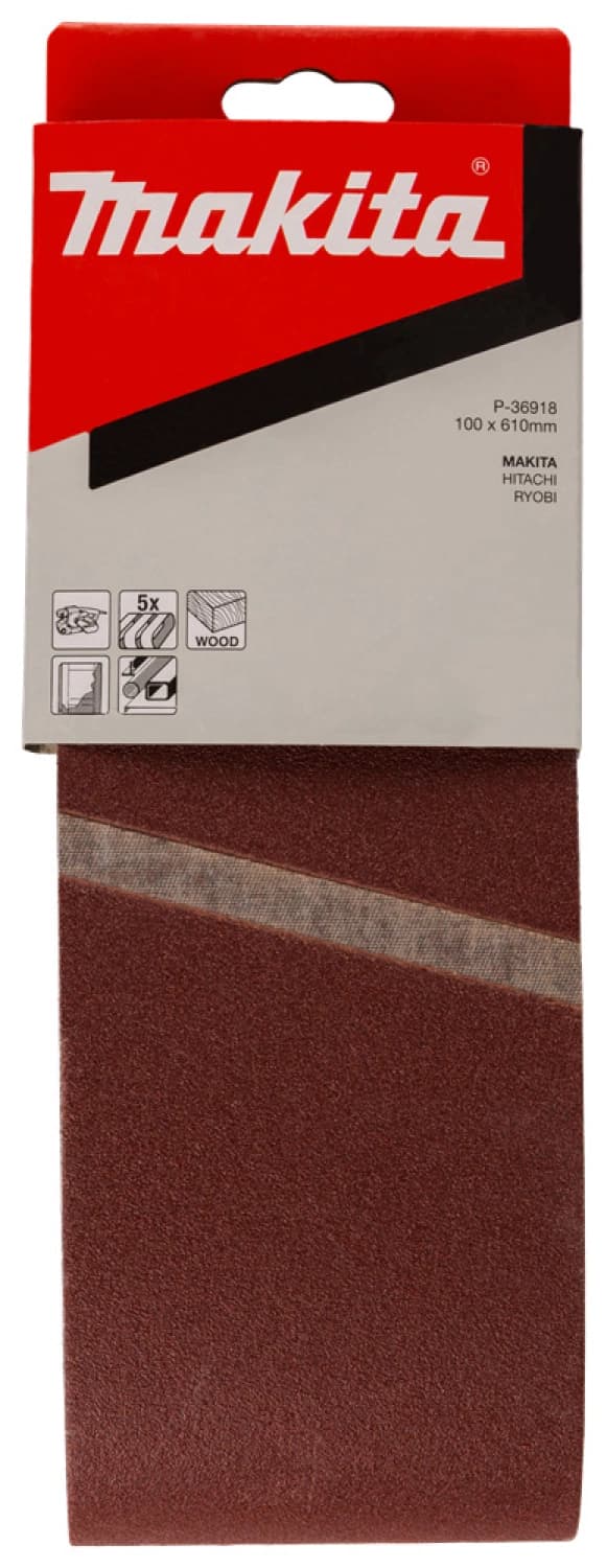 Makita P-36902 Schuurband - K80 - 100 X 610mm (5st) thumbnail 2