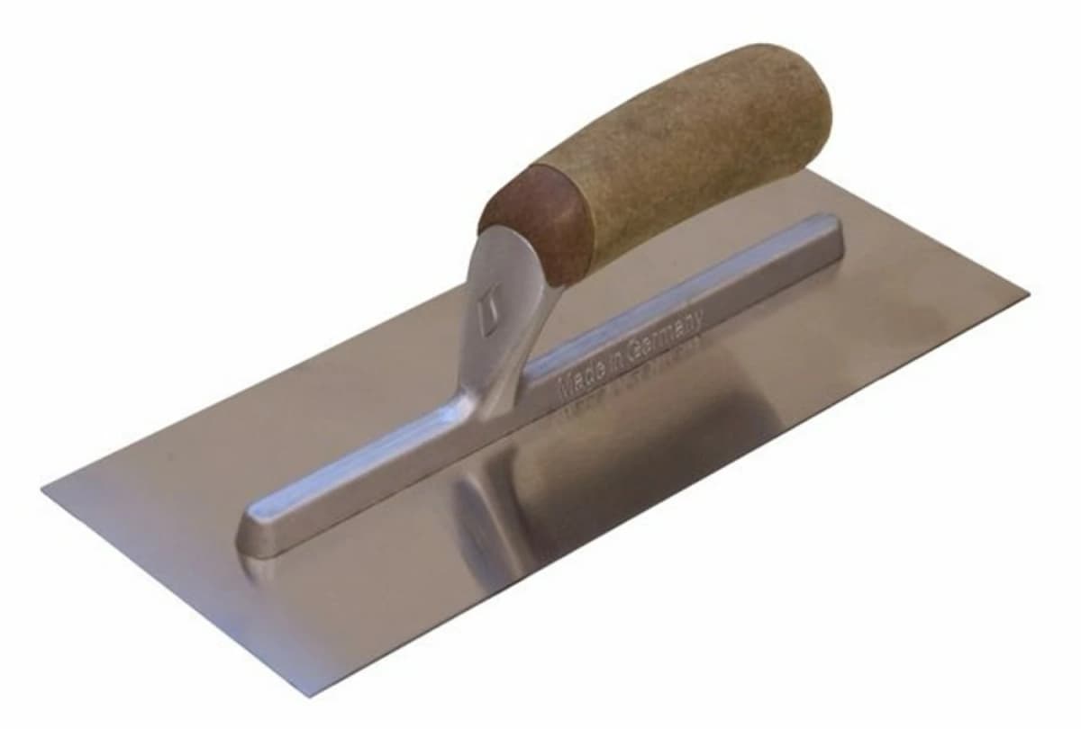 Super Prof Pure 0.008.35 Pleisterspaan Met Lederen Greep - RVS - 120 X 350mm