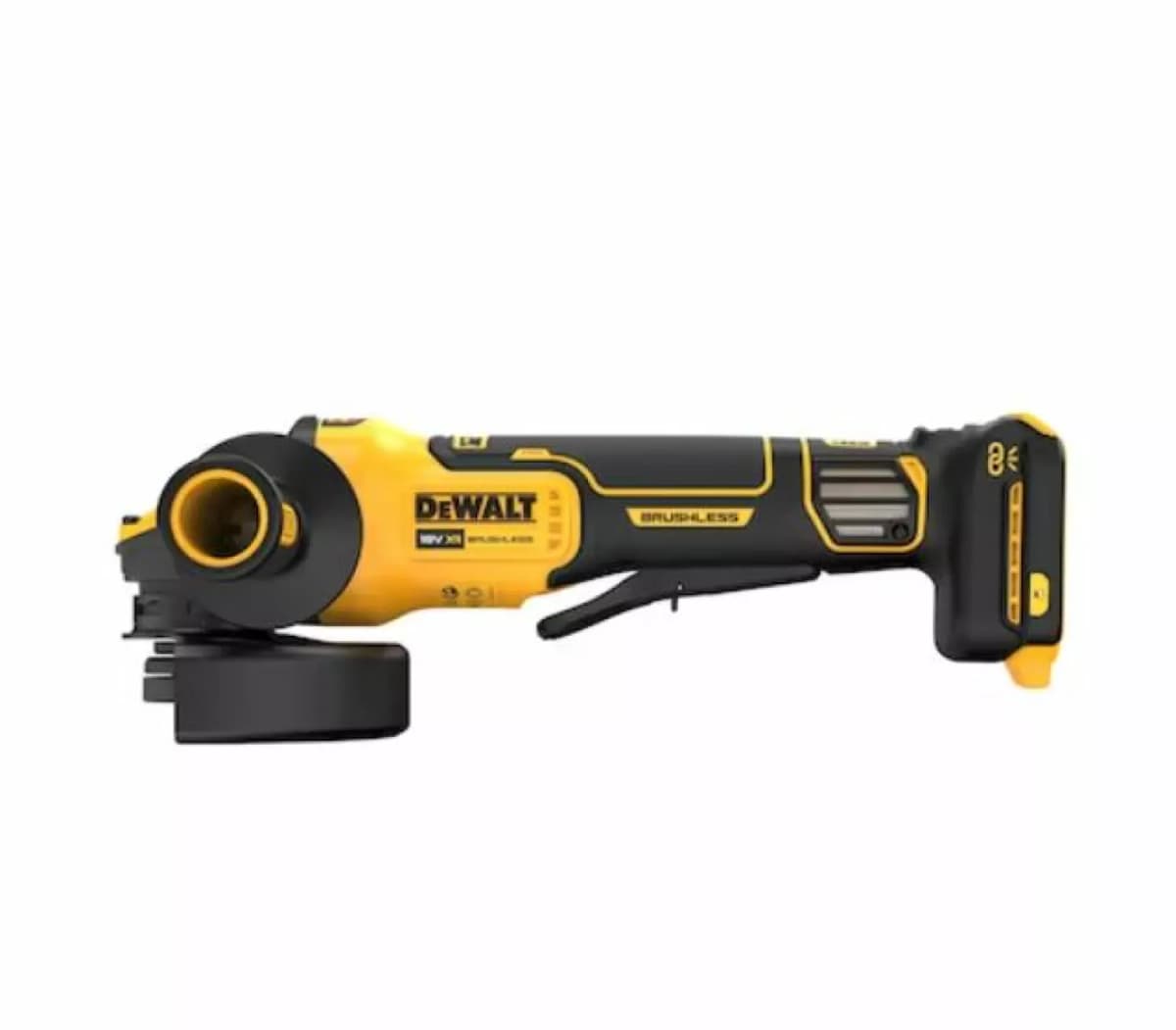 DeWALT DCG416VSN-XJ 18V Li-ion XR Accu Haakse Slijper Body - 125mm - Koolborstelloos thumbnail 2