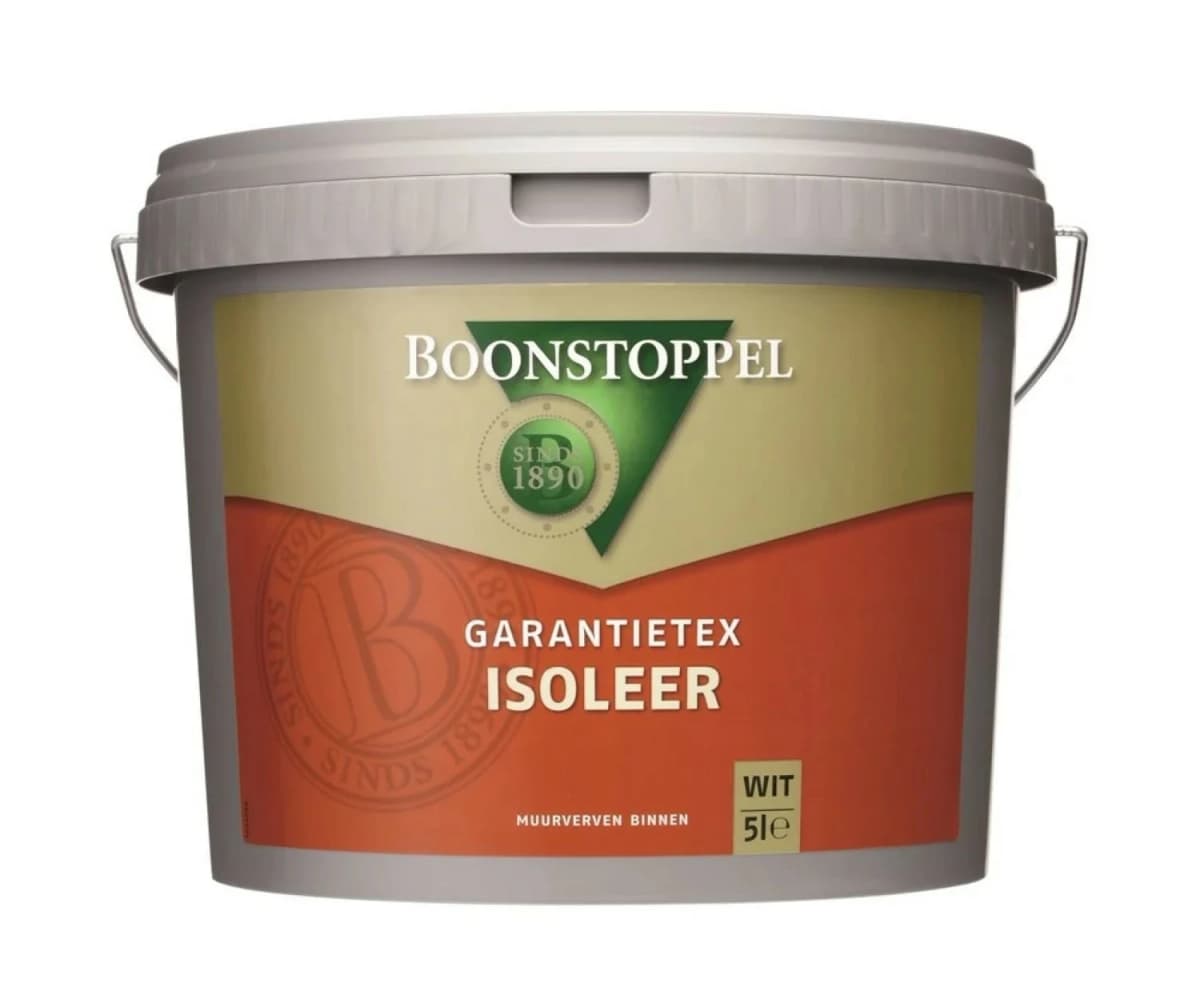 Boonstoppel Garantietex Isoleer - Wit - 5L
